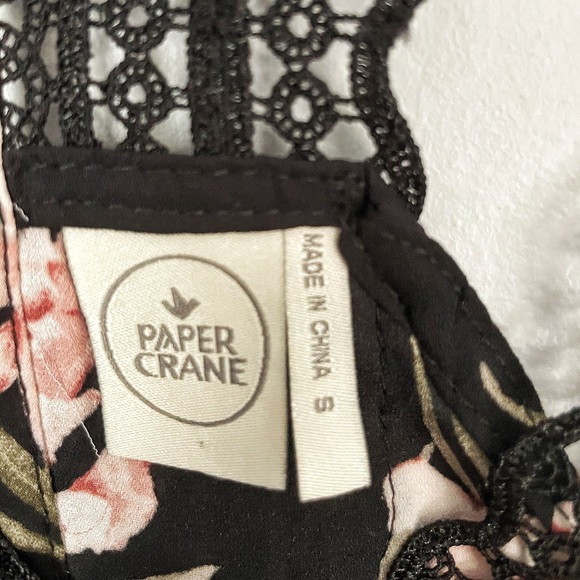 Paper Crane Pink Floral Tank Top - Picture 7 of 7